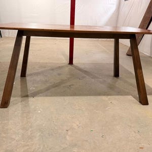 Solid Wood Rectangular Kitchen Table | Farmhouse Dining Room Furniture