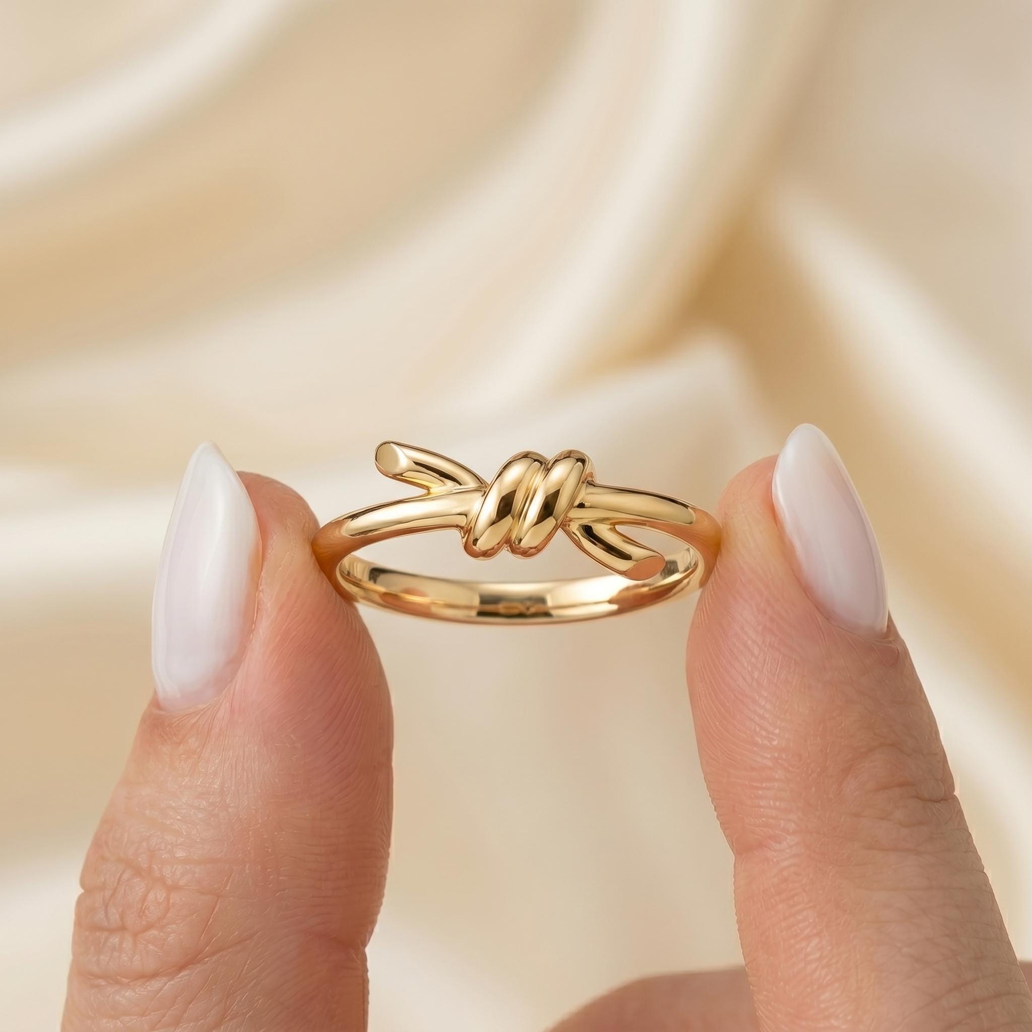 Tiffanys Knot Ring - Etsy Canada