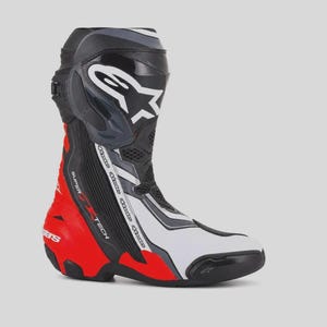 Alpinestars Motorcykel Racing Sport Cykling Skyddande Läder Racing Motorcykelutrustning Förarstövlar