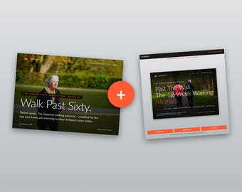 Low Impact Walking Plan For Over 60 + 12-Week Workbook Bundle · Knee Friendly Interval Walking PDF · Japanese Walking Method
