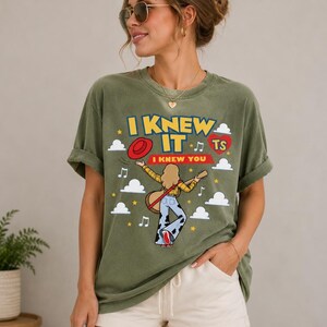 Comfort Colors I Knew It I Knew You Shirt, TS 2026 Tshirt for Fan, Toy Story 5 Movie 2026, Toy Story Song Inspired Tshirt image 6