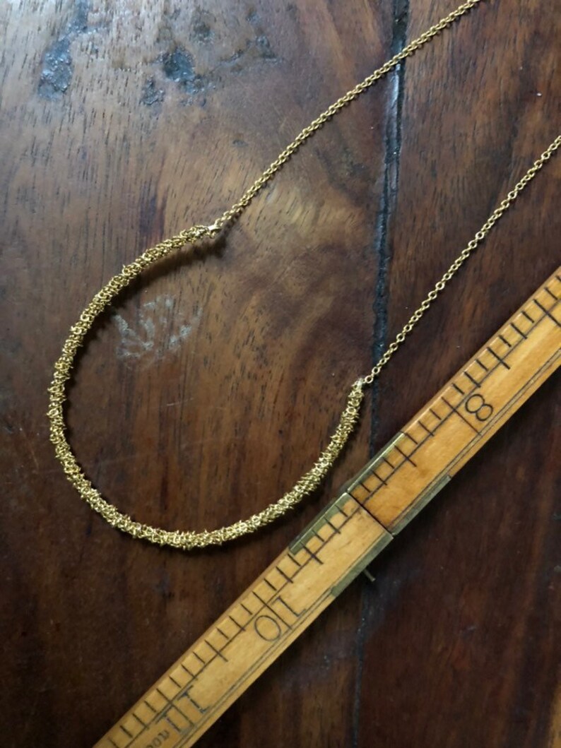 Gold vermeil twisted chain necklace