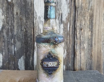 Steampunk Lace Bottle