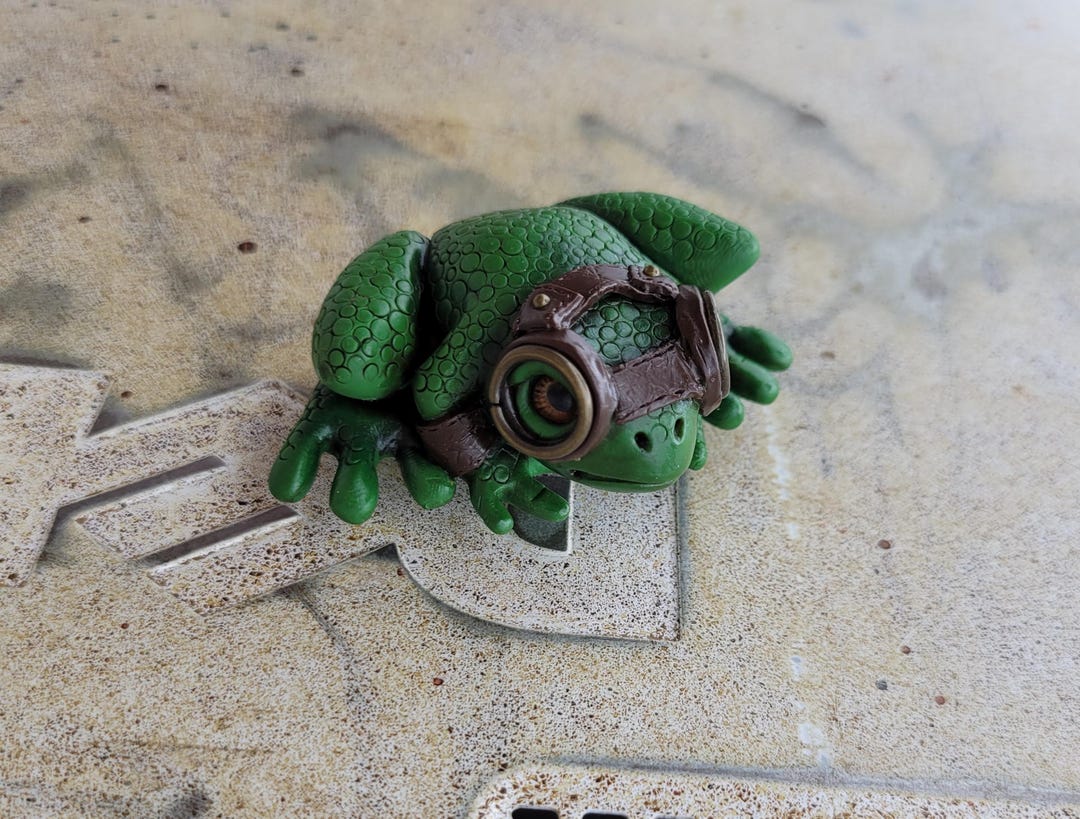 Hand Sculpted Polymer Clay Frog Magnet - Etsy