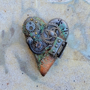 Flip open Heart Magnet