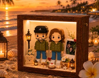 Custom Brick Figures from Your Photo,Personalized Block Art, Anniversary Gift for Him Her, Building Blocks for Friend/Husband/Wife