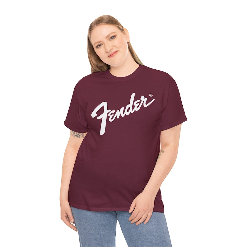 T-shirt avec logo Aile | T-shirt de marque de guitare, chemise de musicien image 4