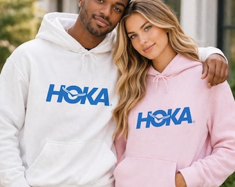Hoodie met HOKA-logo | Sweater met atletisch hardloopmerk