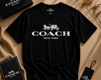 t-shirt à logo Coach | T-shirt à motif carrosse, logo New York