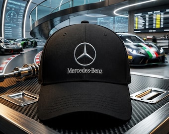 Mercedes-Benz Logo Baseball Cap |  Car Emblem Hat