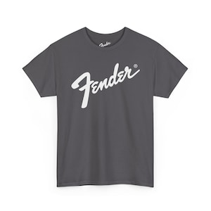 T-shirt avec logo Aile | T-shirt de marque de guitare, chemise de musicien Charcoal