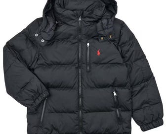 Ralph Lauren polodonsjack, aangepaste maten SML XL zwart - gratis verzending