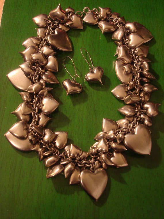 [Japan Used Necklace] Louis Vuitton Lv Collier Heart Fallen Love Necklace  M00465