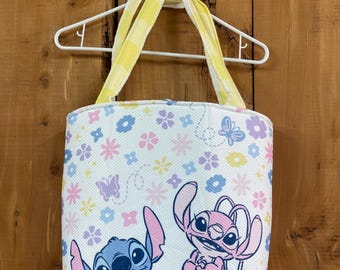 Bolso de mano acolchado hecho a mano de Stitch and Angel