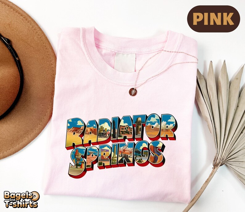 Radiator Springs Shirt, Disneyland Familienausflug Pullover, Lightning McQueen T-Shirt, Disney Cars Film Top, Retro Disney Pixar Kinderbekleidung Bild 5