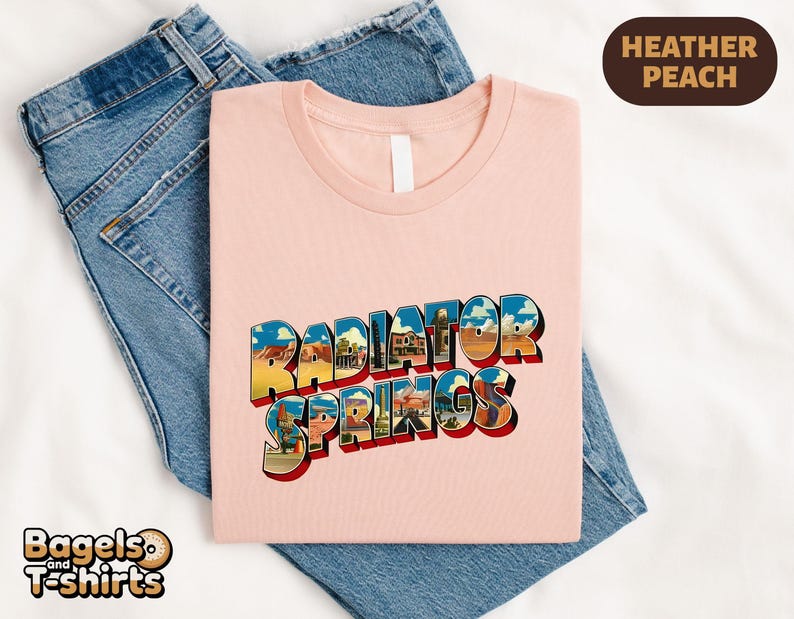 Radiator Springs Shirt, Disneyland Familienausflug Pullover, Lightning McQueen T-Shirt, Disney Cars Film Top, Retro Disney Pixar Kinderbekleidung Bild 7