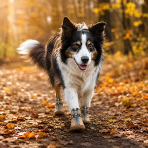 Dog Boots That Stay On | Waterproof Non-Slip Paw Protection | Zipper Dog Shoes Set of 4 Small Medium Large Dogs image 8