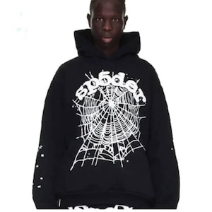 Sp5der hoodie black - Etsy 日本