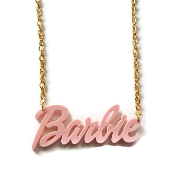 barbie pendant necklace
