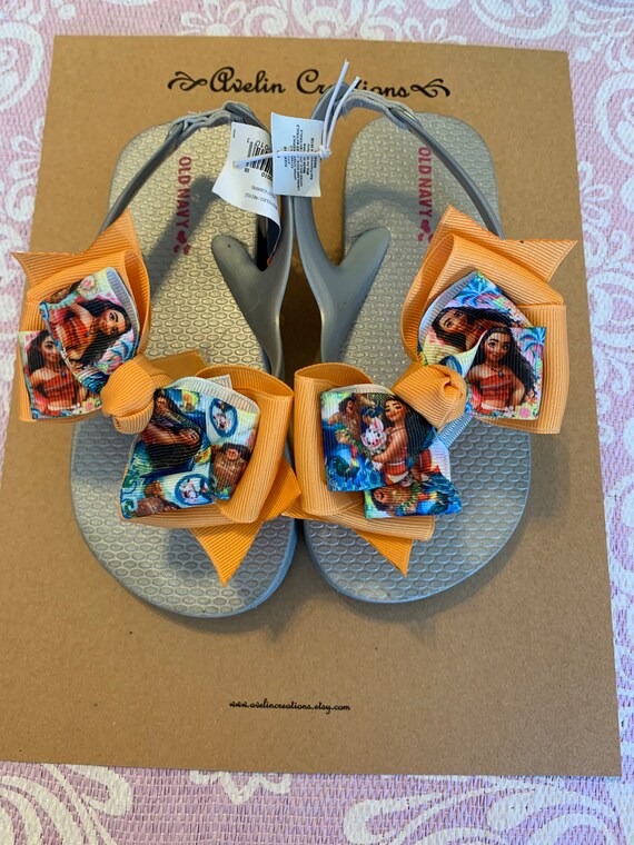 moana flip flops