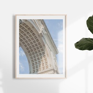 Framed NYC photography - New York City wall art - Greenwich Village modern travel decor - Washington Square Arch
