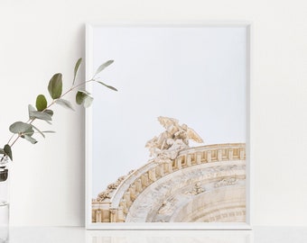 Mexico City photography - Angel on Palacio de Bellas Artes photo print - CDMX architecture wall art - black and white