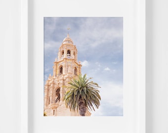 San Diego architecture photography - California Building wall decor - Balboa Park photo prints - Pastel muted fine art print - Museum of Man