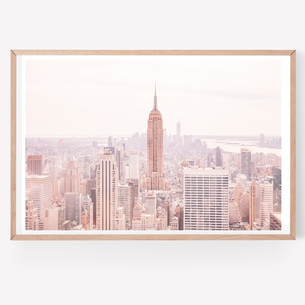 Blush Pink Wall Art Etsy