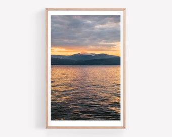 Lake George decor - Upstate New York wall art - Lake photo print - Bathroom wall art - Vertical 12x16 wall art print