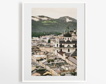 Salzburg photography - Austria wall art - European cities print - Travel gallery wall