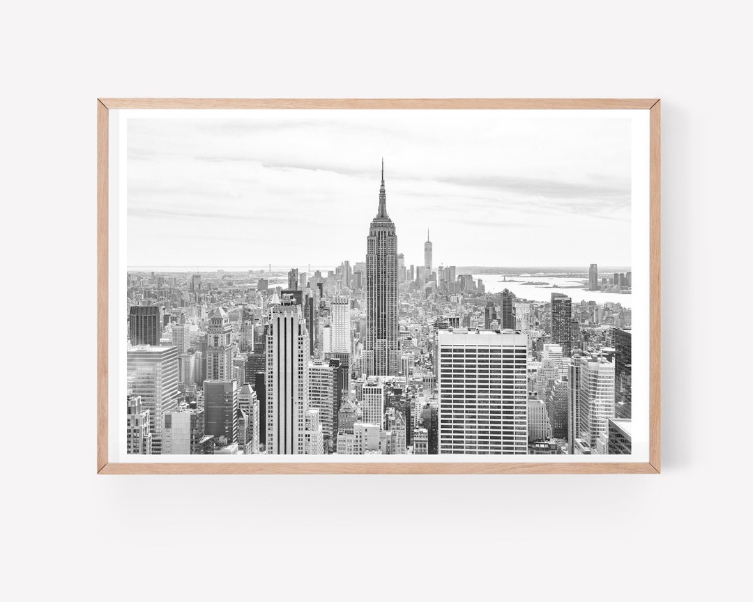 New York City Wall Art Black and White NYC New York Photography Print ...