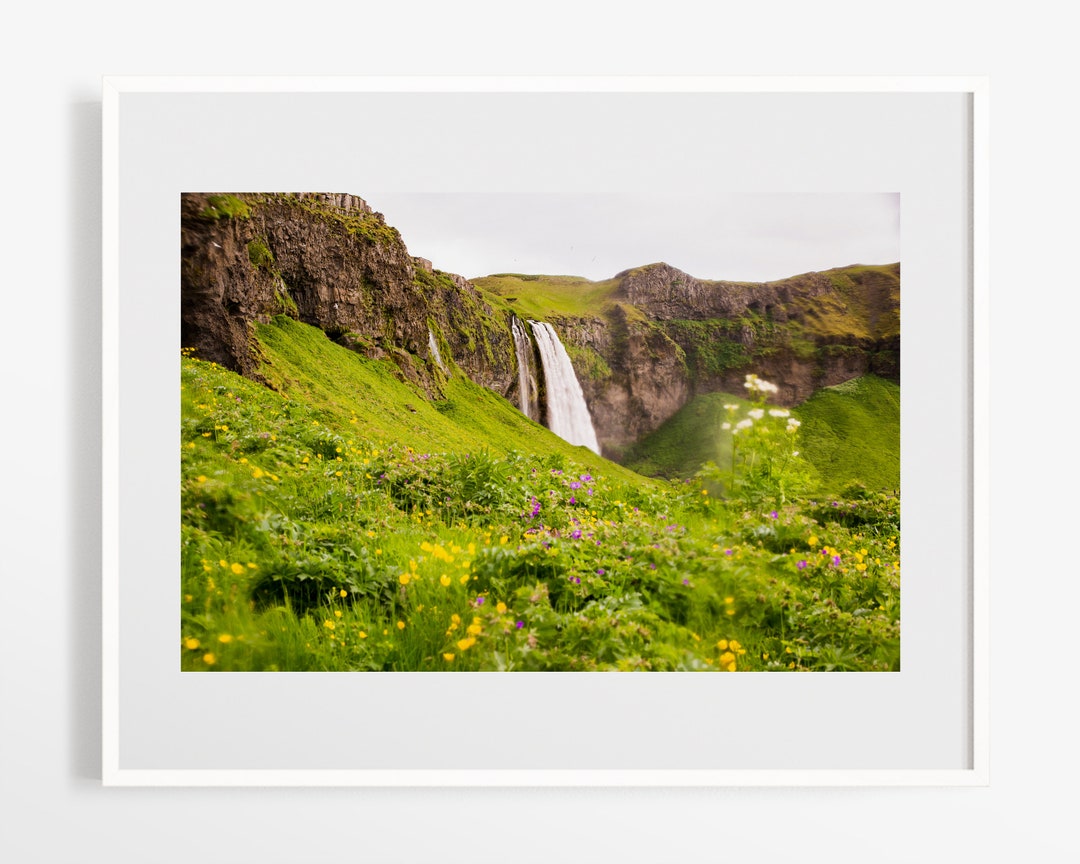 Seljalandsfoss Photo - Iceland Waterfall Print - Nature Photography ...