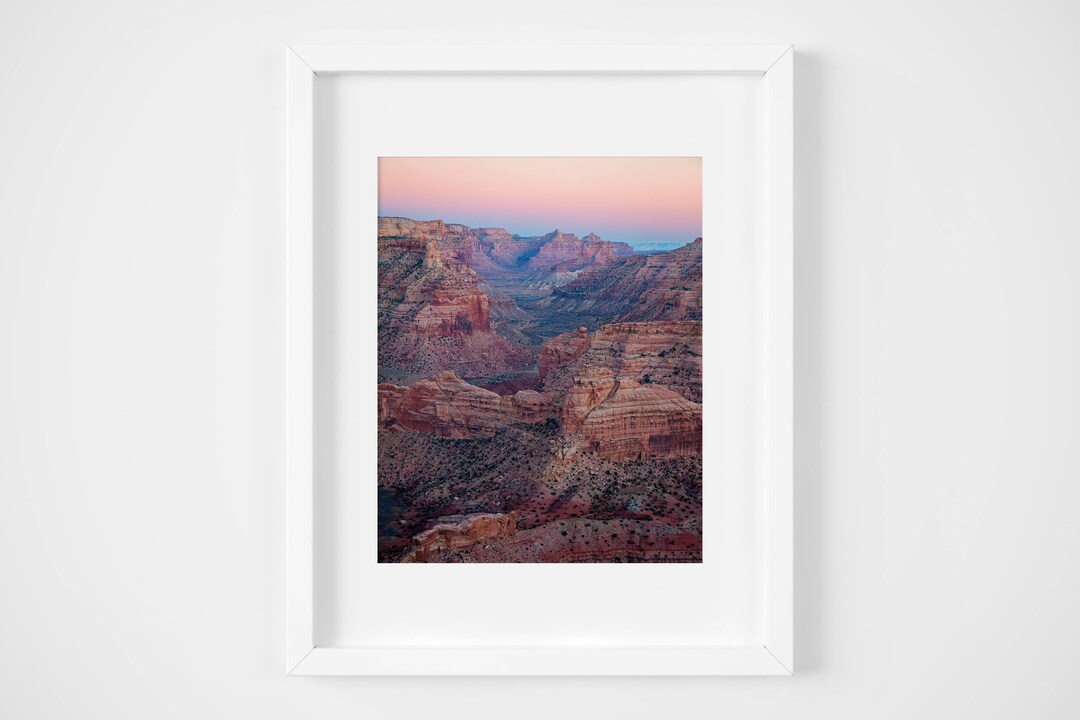 Utah Art Print Southwestern Sunset Desert Print Utah Landscape Wall Art