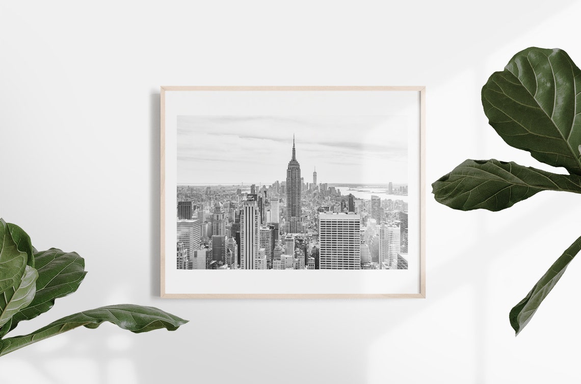 New York City Wall Art - Black and White NYC New York Photography Print ...