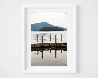 The Sagamore, Lake George - Upstate New York wall art print - Lake house décor NY - Lake house art - Camp cabin décor