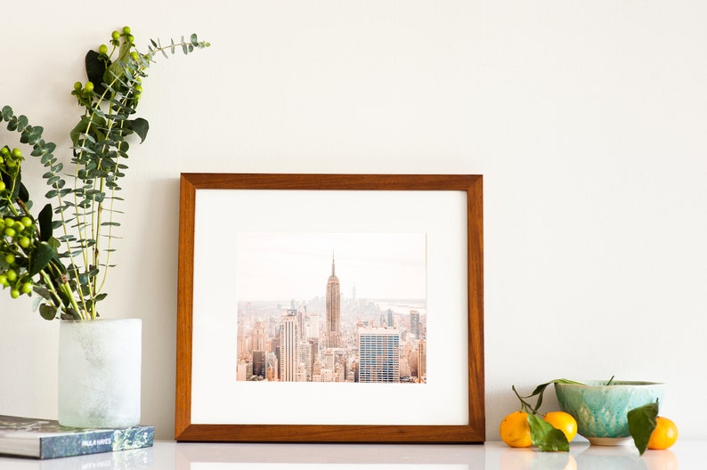 8x10 Print Rose Gold New York City Art Urban Nursery Decor Etsy