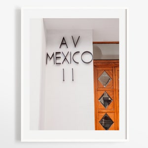 Minimal Mexico City photography - Mexican wall art - Vintage world travel print - 8x10 12x16 24x30 + more