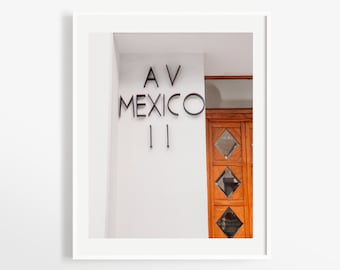 Minimal Mexico City photography - Mexican wall art - Vintage world travel print - 8x10 12x16 24x30 + more