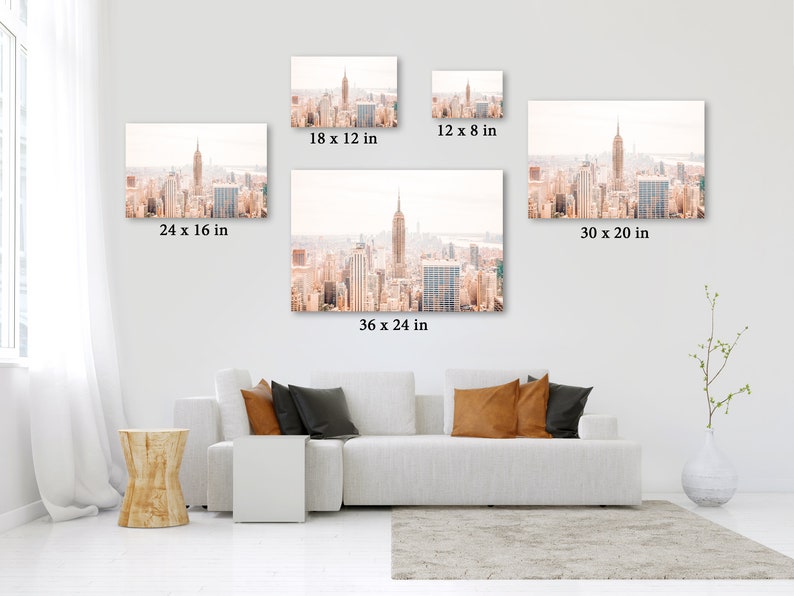8x10 Print Rose Gold New York City Art Urban Nursery Decor Etsy