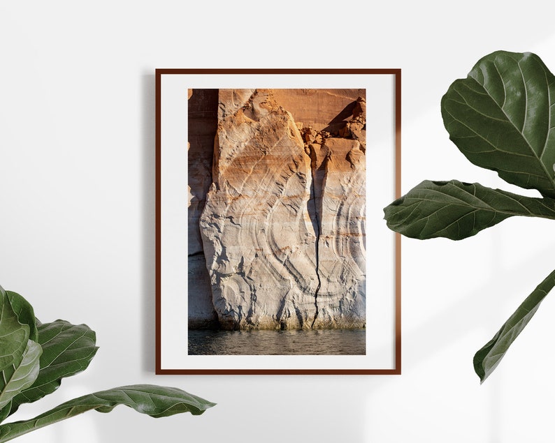 Lake Powell Wall Art Print Utah Wall Decor Abstract Etsy