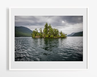 5x7 Lake George photography - Upstate NY photo - New York prints - Nature small wall art - Lake house wall decor