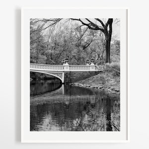 Central Park New York City artwork - NYC wall art - Bridge photography print