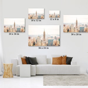 Rose gold New York City print Urban nursery art Gender neutral nursery decor College student gift Blush pink wall art image 8