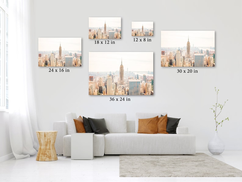 Rose gold New York City print Urban nursery art Gender neutral nursery decor College student gift Blush pink wall art image 8