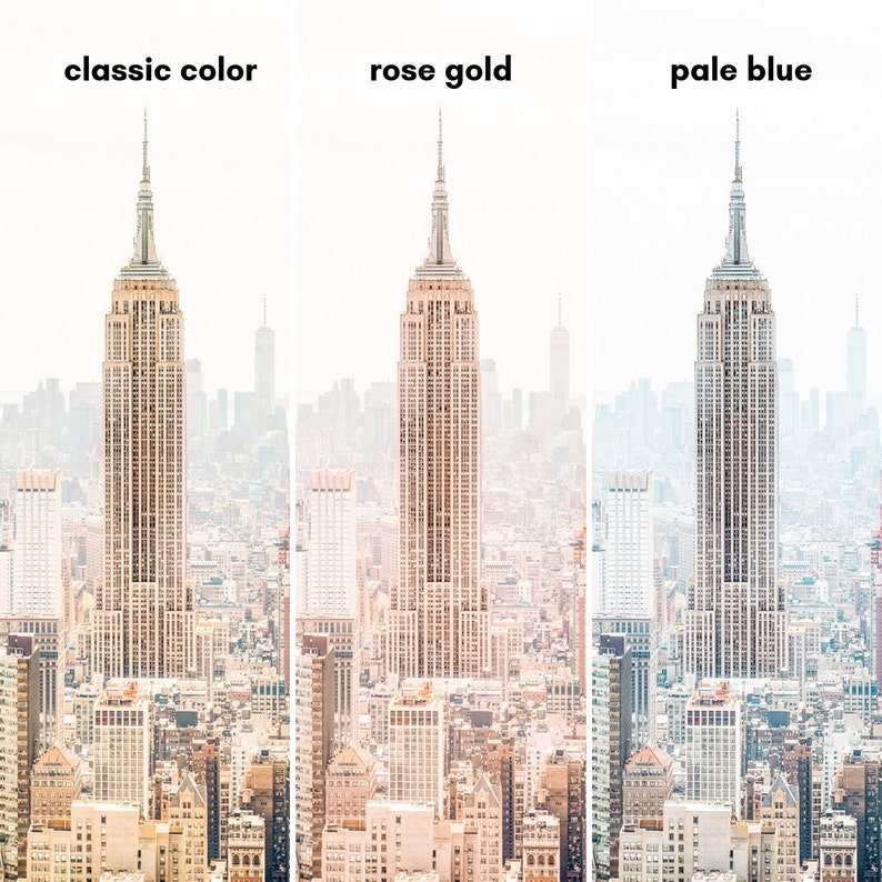 Empire State Building Manhattan Photo Print New York City Etsy