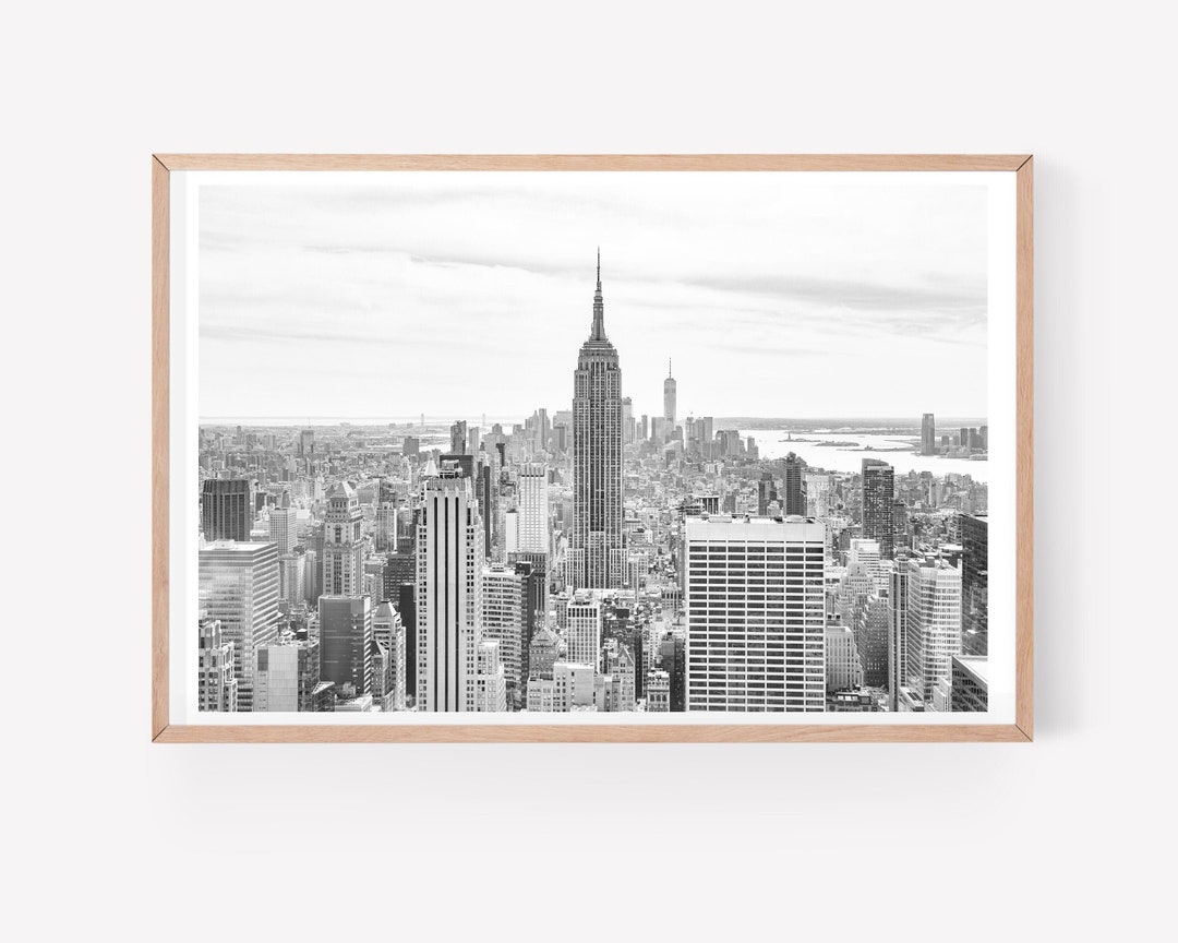 New York City Wall Art - Black and White NYC New York Photography Print ...