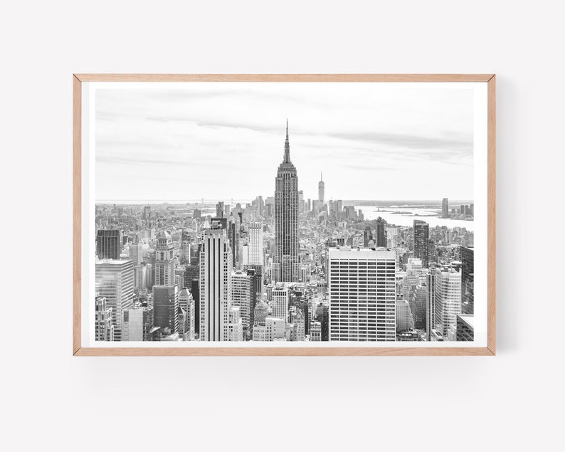 New York City Wall Art - Black and White NYC New York Photography Print ...
