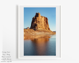 Lake Powell Fotodruck - Wasserreflexion Wand kunstdruck - Utah Kunst Natur Wand dekor - Wüste Drucke - 8x12 11x14 16x24 +more