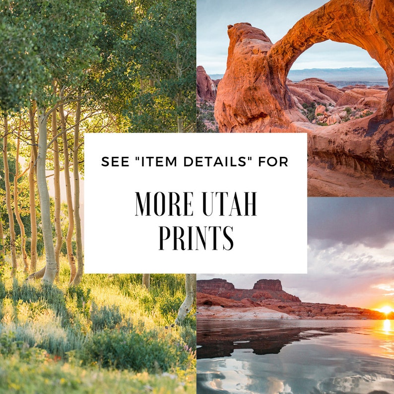 Lake Powell Wall Art Print Utah Wall Decor Abstract Etsy