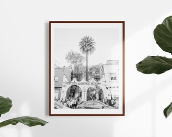 Mexico City black and white wall art - Mercado Artesenal - Photo print Ciudad de Mexico - World travel print - 8x12 12x18 16x24 + more